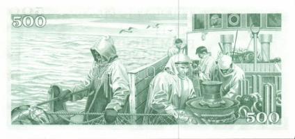 Izland 1961. 10K, 25K, 100K, 500K, 1000K, 5000K teljes sor! T:I