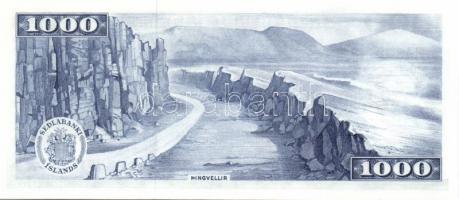 Izland 1961. 10K, 25K, 100K, 500K, 1000K, 5000K teljes sor! T:I