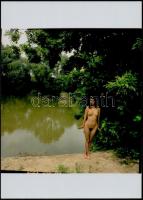 cca 1985 Mindent megmutattak, 8 db szolidan erotikus fénykép, mai nagyítások, 13x18 cm