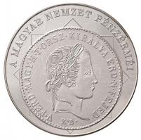 DN A magyar nemzet pénzérméi - Az első magyar feliratú pénz 1848-1849 Ag emlékérem tanúsítvánnyal (10,4g/0.999/35mm) T:PP fo.