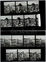 cca 1987 Menesdorfer Lajos (1941-2005) budapesti fotóművész hagyatékából 26 db nézőkép és 1 db jelze...