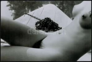 cca 1985 Menesdorfer Lajos (1941-2005) budapesti fotóművész hagyatékából 2 db vintage fénykép + 1 db...