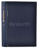 1958 a Magyar Grafika teljes évfolyama, egybekötve, vászonkötésben