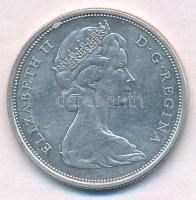 Kanada 1966. 50c Ag "II. Erzsébet" T:2 Canada 1966. 50 Cents Ag "Elizabeth II" C:XF