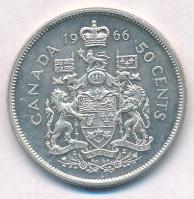 Kanada 1966. 50c Ag "II. Erzsébet" T:2
Canada 1966. 50 Cents Ag "Elizabeth II" ...
