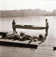 Budapesti életképek és látképek különféle korokból, 13 db szabadon felhasználható vintage negatív, 6...