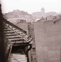 Budapesti életképek és látképek különféle korokból, 13 db szabadon felhasználható vintage negatív, 6...