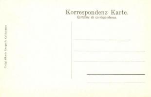 Caldonazzo, Kalnetsch (Südtirol); Albergo Marchesoni (Alle due spade), Municipio / hotel, town hall,...