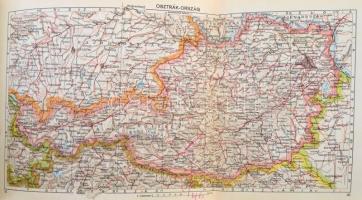 Dr. Cholnoky Jenő (szerk.): Földrajzi és statisztikai atlasz. 78 fő és 155 melléktérkép, világstatis...