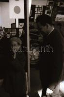 cca 1960 Csepeli Autógyár szabadtéri jubileumi kiállítása, 17 db szabadon felhasználható vintage neg...