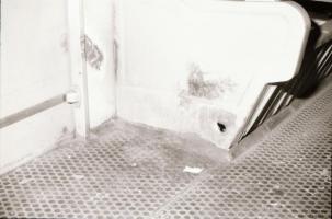 1989. február 18. Bombarobbanás után egy metrókocsi belseje, helyszínelő felvételek, 19 db szabadon ...