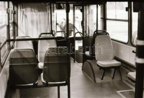 1992. december 16. Budapest, BKV, új autóbuszok átadása, a járművek kívül-belül + buszmosó szerkezet...