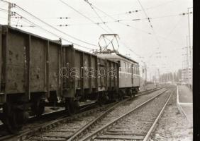 1991 HÉV teherszerelvény, 14 db szabadon felhasználható vintage negatív, 24x36 mm