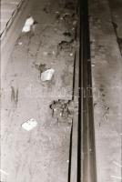 Halálos baleset a metróban, helyszínelő felvételek, 25 db szabadon felhasználható vintage negatív, 2...