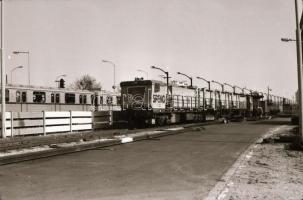 1992. november 6. Budapest, síncsiszoló szerelvény a BKV-nál, 31 db szabadon felhasználható vintage ...