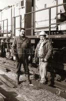 1992. november 6. Budapest, síncsiszoló szerelvény a BKV-nál, 31 db szabadon felhasználható vintage ...