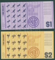 Ausztrália/Hutt River Province/magánkiadás 1970. 10c, 20c, 50c, 1$, 2$ T:I