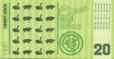 Ausztrália/Hutt River Province/magánkiadás 1970. 10c, 20c, 50c, 1$, 2$ T:I