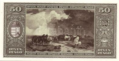 1945. 50P csak hátlap T:I