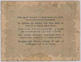 1848. 10Ft "Kossuth Bankó" T:III,III-
Adamo G111