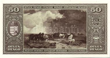 1945. 50P csak hátlap T:I
