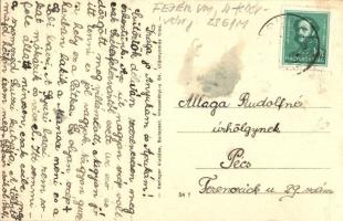 Pátka, Tanítói lak, utcakép, Római katolikus iskola és plébánia (EK)