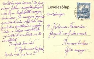 Zákány, Hangya üzlet, Római katolikus templom és utca, Gróf Zichy kastély (EK)