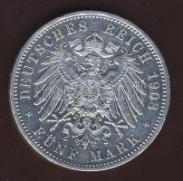 Német Birodalom/Császárság/Poroszország 1908. 5M Ag T:2-/3 ph