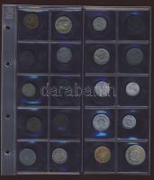 Érdekes kis hagyaték tétel egész világ, régi és új 32db benne USA nominál, jobbak, mint "Indián" + "Bölény" , német szükségpénz, egyebek T:2,3