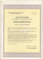 1980-as 1990-es évek 3db modern magyar kötvény benne egymásutáni kötvényszámok + 11db klf kötvény &q...