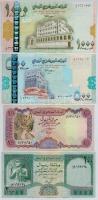 Jemen / Arab Köztársaság 1993. 100R + 1996. 200R + 1998. 1000R + 2001. 500R T:II,III szép papír
Yem...