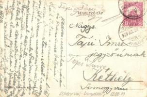 Somogyvámos, Ágostai evangélikus és Árpád-kori templom, Hangya szövetkezet, utcakép (EK)