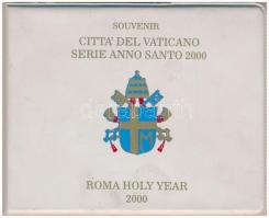 Vatikán 2000. 5db-os pápákat ábrázoló éremszett, tokban T:PP
Vatican 2000. 5pcs of commemorative me...