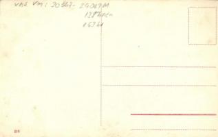 Szombathely, Erzsébet királyné utca, Kardos Jakab vasudvara, Pollák Henrik és Schuster Gyula üzlete,...