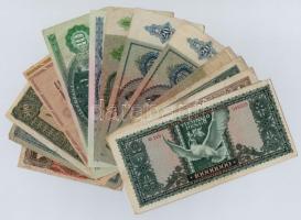 20db-os vegyes magyar korona, pengő és forint bankjegy tétel T:III,III-