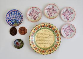 Hatalmas kerámia és porcelán tétel, több jelzett, jó állapotban, összesen: 25 db