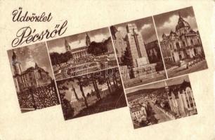 34 db régi magyar és történelmi magyar városképes lap, közte  1 fotó. vegyes minőség / 34 pre-1945 H...