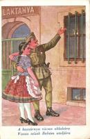 10 db régi motívumlap (folklór, humor) / 10 pre-1945 motive cards: folkore, humour