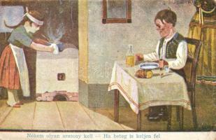 10 db régi motívumlap (folklór, humor) / 10 pre-1945 motive cards: folkore, humour