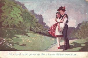 10 db régi motívumlap (folklór, humor) / 10 pre-1945 motive cards: folkore, humour