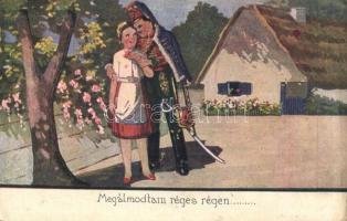 10 db régi motívumlap (folklór, humor) / 10 pre-1945 motive cards: folkore, humour