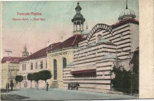 Trencsénteplitz with jewish bath