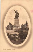 Arad, Kossuth Lajos szobor / statue + K.u.K. Rekonvaleszenten Abt. beim Ers. Baon. 33. Arad