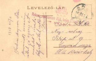 Arad, Kossuth Lajos szobor / statue + K.u.K. Rekonvaleszenten Abt. beim Ers. Baon. 33. Arad