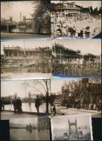 cca 1920-1940 Fotó és negatív tétel szinte mind háború előtti városképeket tartalmazó, budapesti és talán vidéki képek és negatívok. Ünnepség a Ferenciek terén, Horthy a Parlament előtt. kb 60 db fotó és negatív. Érdemes megnézni.