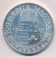 1991. 500Ft Ag "II. János Pál pápa látogatása" T:BU kis patina
Adamo EM120