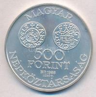 1988. 500Ft Ag "Szent István" T:BU
Adamo EM102