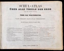 1859 Stieler's Schulatlas über alle Theile der Erde und das Weltgebäude. Gotha, 1859, Justus Pe...