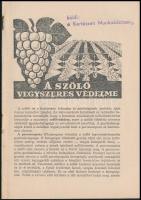 19521963 Vegyes röplap és ismertető prospektus tétel: Eger, mezőgazdasági kiállítás; Mentsd meg szől...