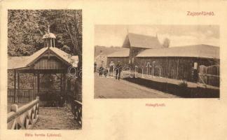 Zajzonfürdő, Zizin; Hideg-fürdő, Jódos Béla forrás / cold spa and spring